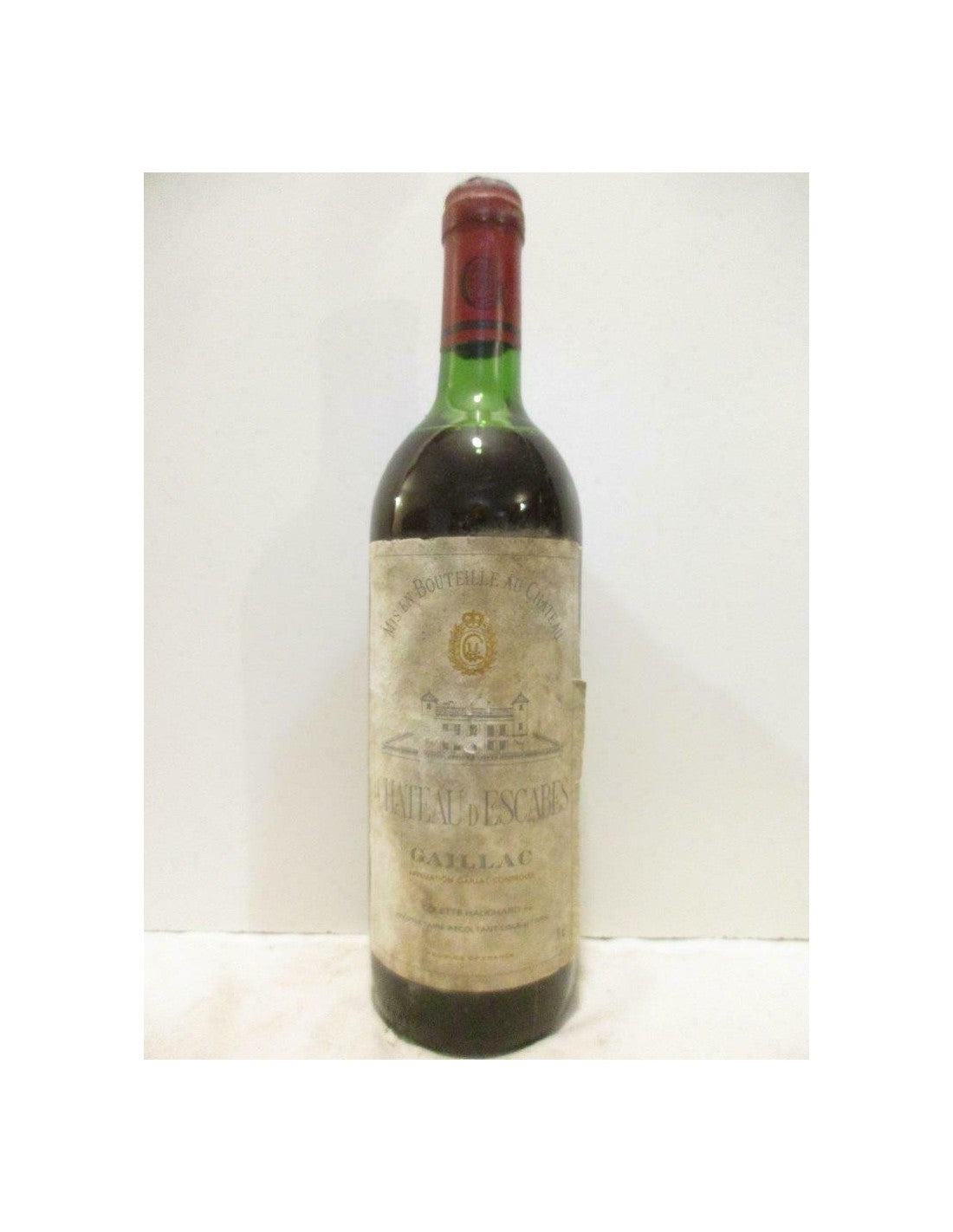 années 80 - gaillac - château d'escabes (non millésimé années 80) - rouge - sud-ouest - Just Wines 