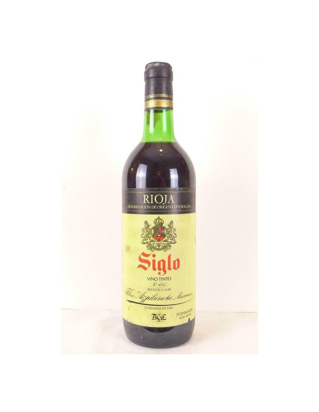 années 80 - rioja - siglo (non millésimé années 1980 à 1990) - rouge - Espagne - Just Wines 