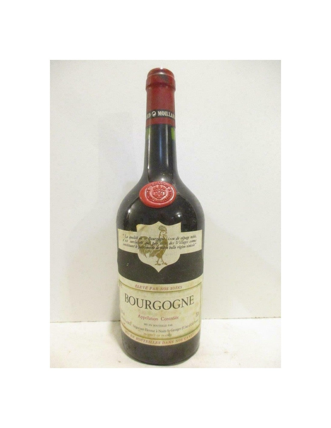 années 90 - bourgogne - moillard (non millésimé années 1990 à 2000) - Rouge - bourgogne - Just Wines 