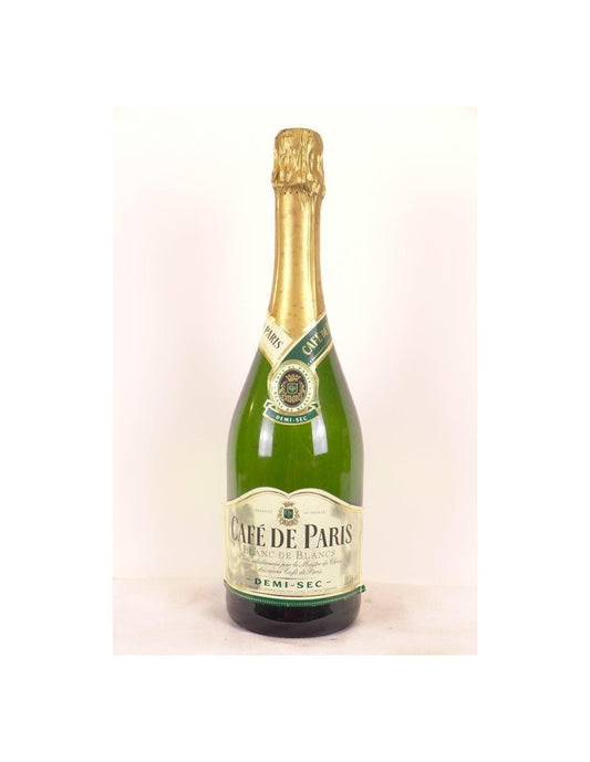 années 90 - café de paris demi-sec blanc de blancs (non millésimé années 1990 à 2000) - pétillant - mousseux - Just Wines 