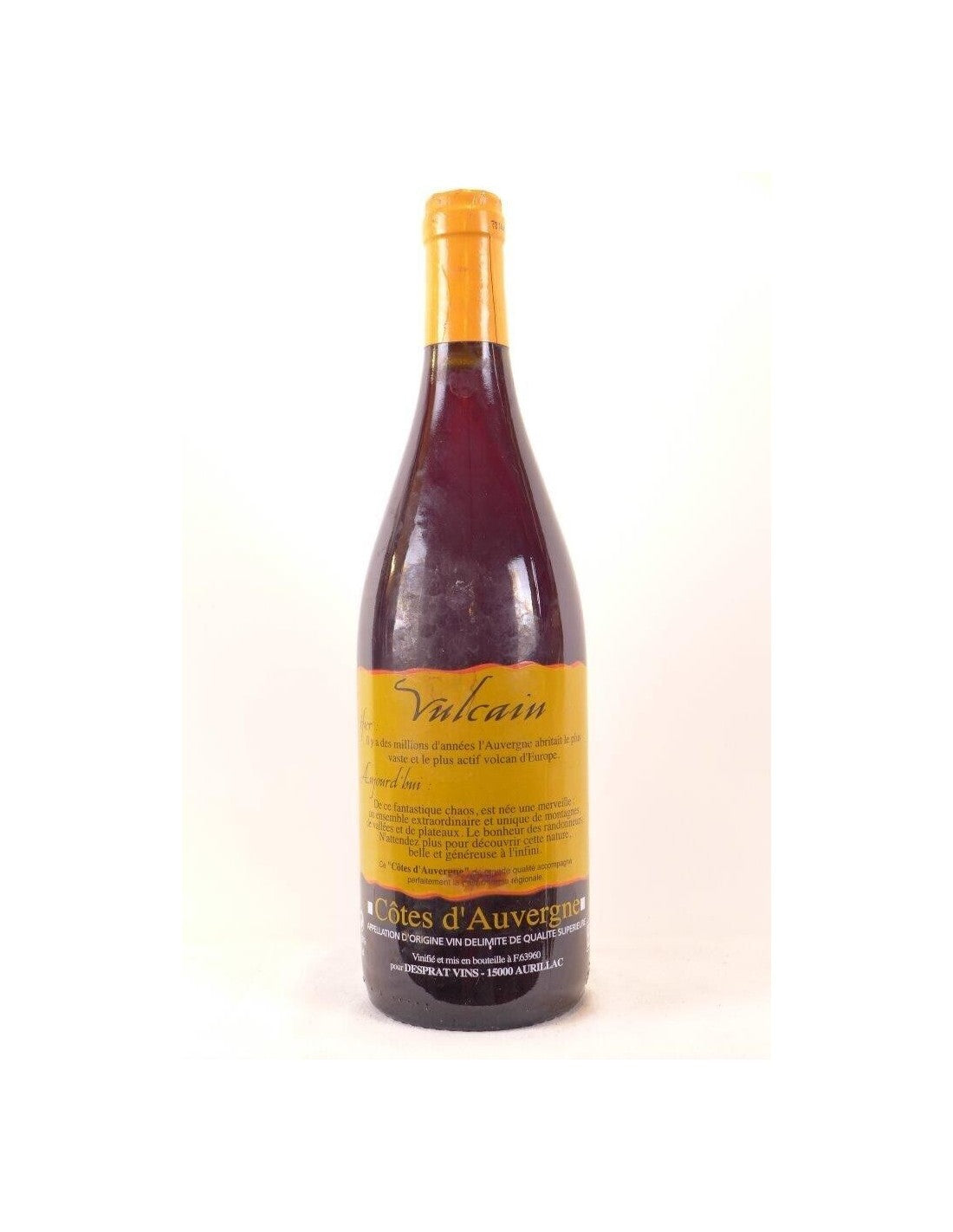 années 90 - côtes d'auvergne - desprat vulcain (non millésimé années 1990 à 2000) - rouge - loire - limagne - Just Wines 