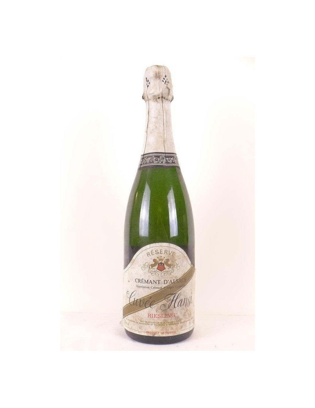 années 90 - crémant - vignerons de bennwihr cuvée hansi riesling (non millésimé années 1980 à 1990) - pétillant - alsace - Just Wines 