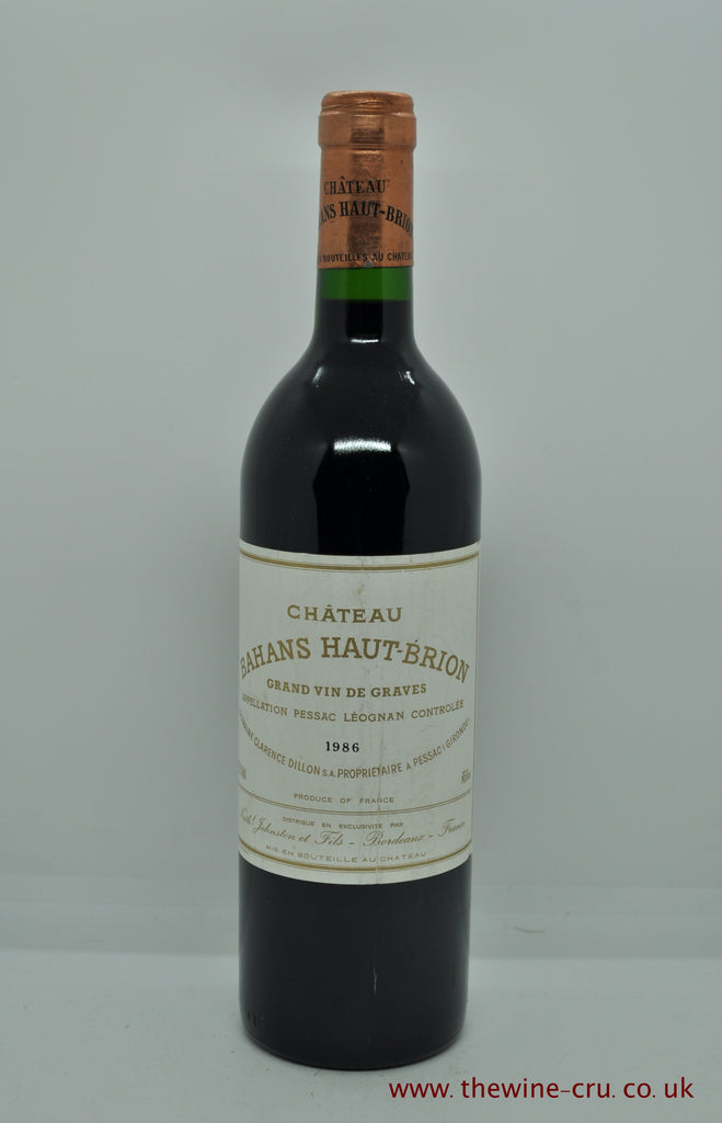 Bahans Haut Brion 1986 - Just Wines 