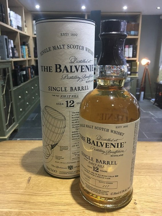 Balvenie Single Barrel 12 Year Old 70cl 47.8% - Just Wines