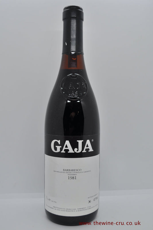 Barbaresco Gaja 1981 - Just Wines 