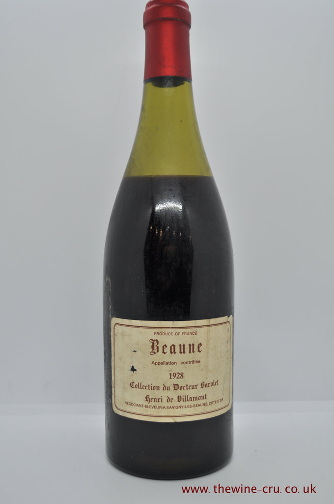 Beaune Henri De Villamont 1928 - Just Wines 