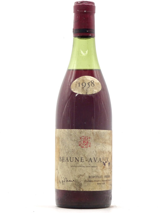 Beaune 1er Cru Avaux, Domaine Ropiteau, 1958 - Just Wines 