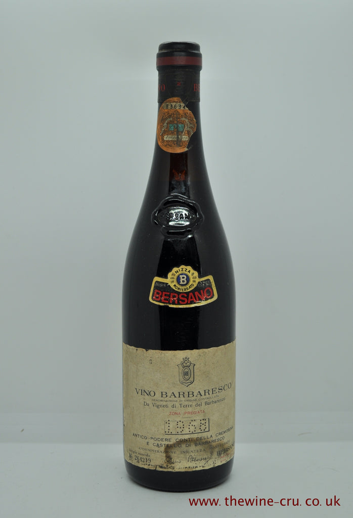 Bersano Barbaresco 1968 - Just Wines 