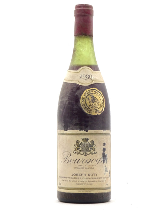 Bourgogne rouge, Domaine J. Roty, ts, 1980 - Just Wines 