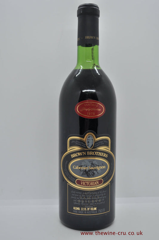 Brown Brothers Victorian Cabernet Sauvignon 1978 - Just Wines 