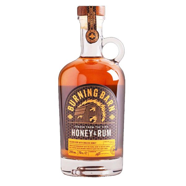 Burning Barn Honey & Rum Liqueur 70cl 29% - Just Wines 