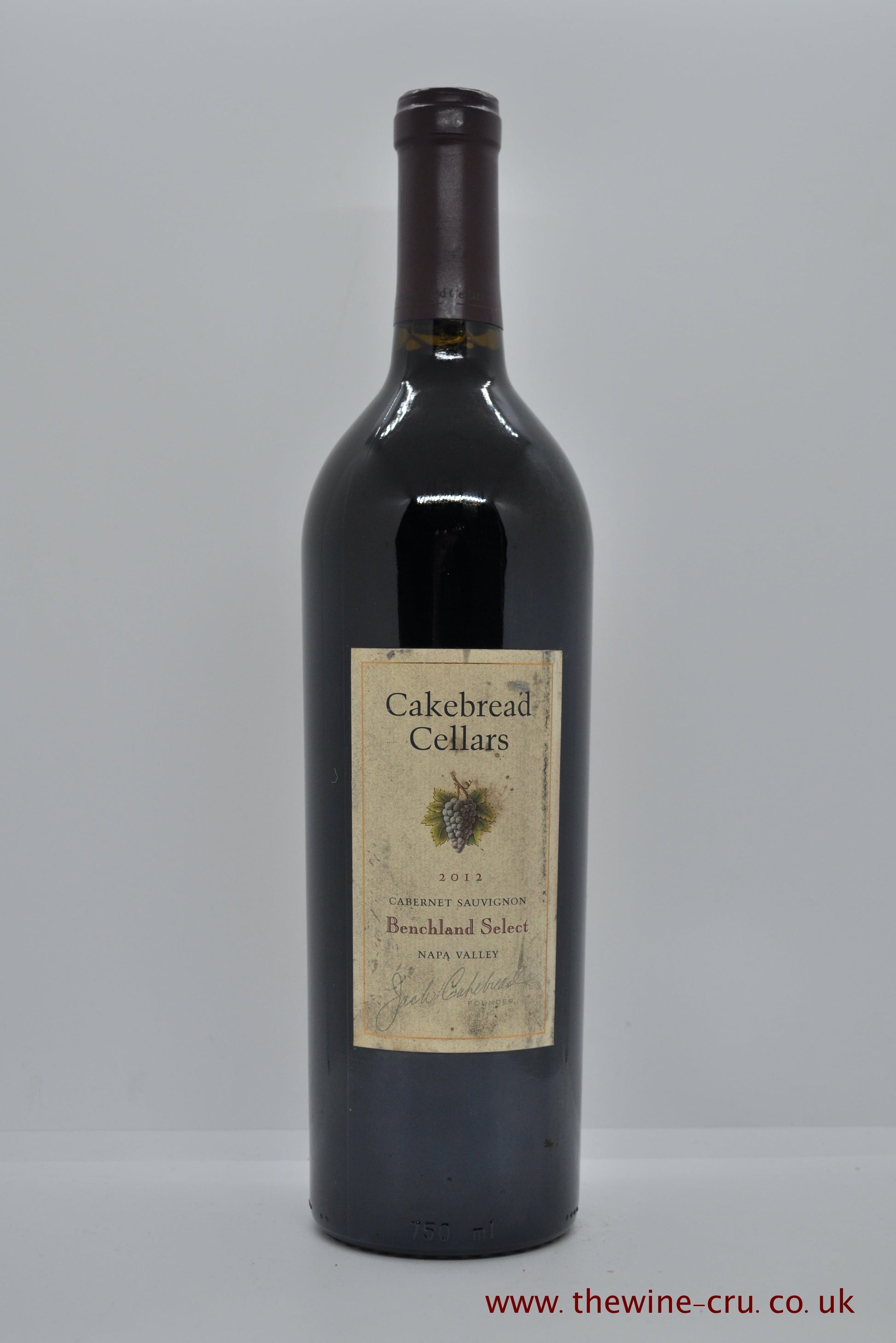 Cakebread Cellars Benchland Select 2012 USA California.