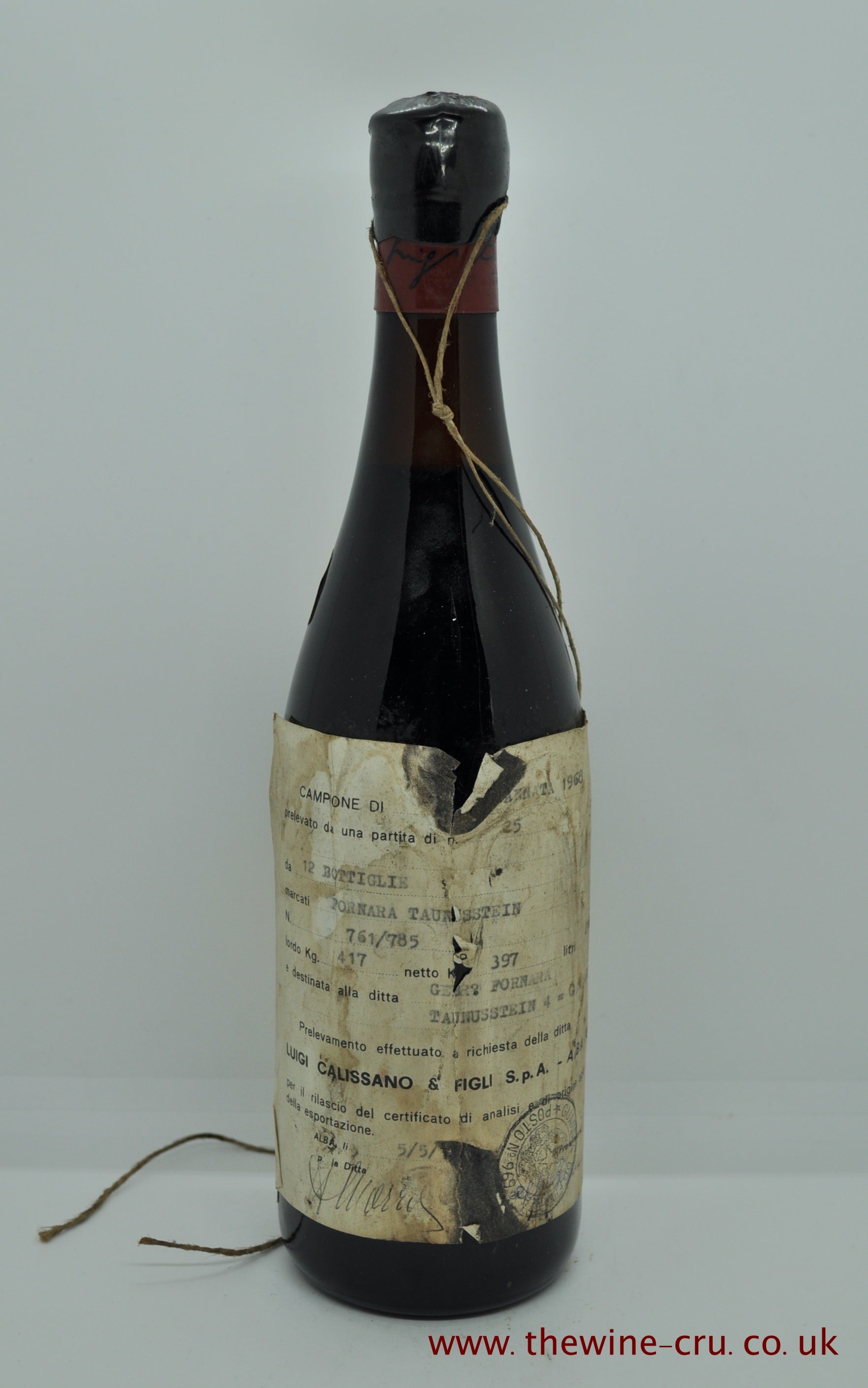 Calissano Barolo Riserva Speciale Vintage 1968 - Just Wines 