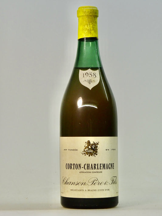 Corton Charlemagne, Grand Cru, Domaine Chanson, 1958 - Just Wines 