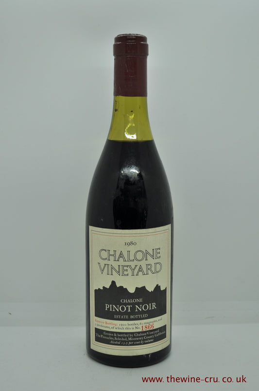 Chalone Vineyard Pinot Noir Vintage 1980 - Just Wines 