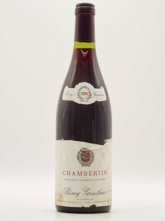 Chambertin, Grand Cru, Domaine R茅my Gauthier, 1986 - Just Wines 