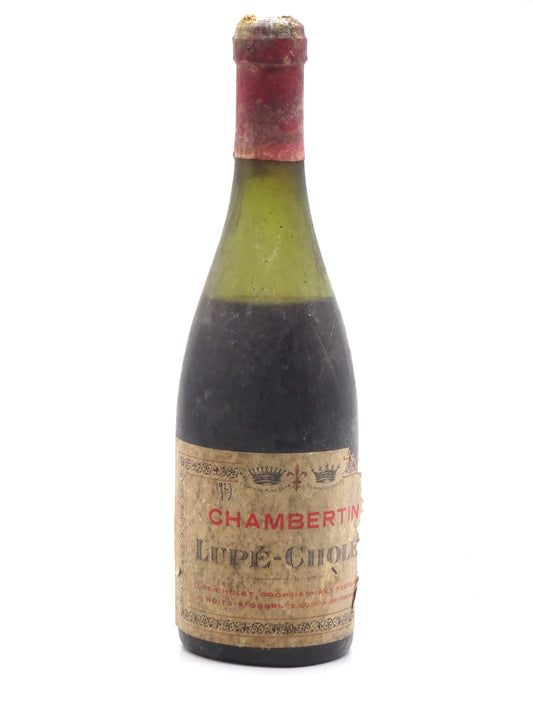 Chambertin, Grand Cru, Domaine Lup茅 Cholet , dl, 1923 - Just Wines 