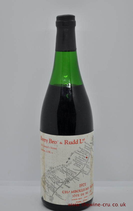 Chambolle Musigny Berry Bros & Rudd 1971 - Just Wines 