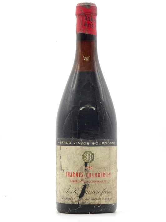 Charmes Chambertin, Grand Cru, Barri猫re, vts, 1959 - Just Wines 