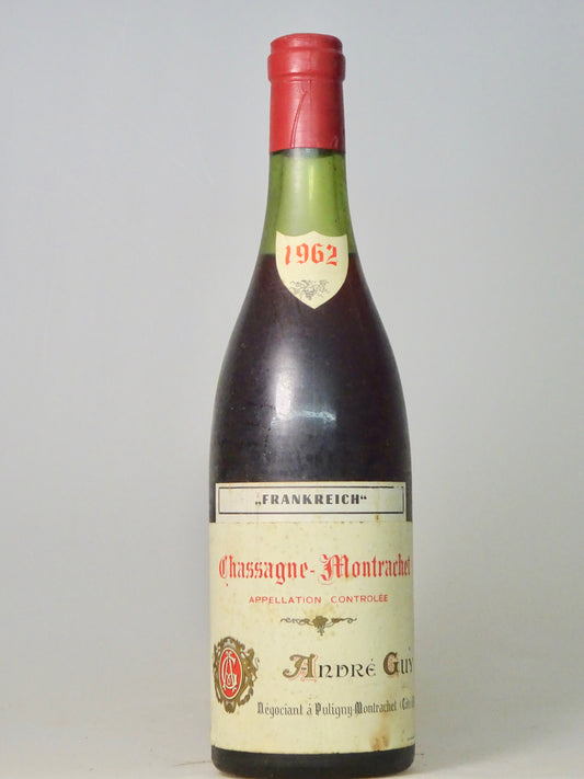 Chassagne Montrachet, Domaine Andr茅 Guy, 1962 - Just Wines 