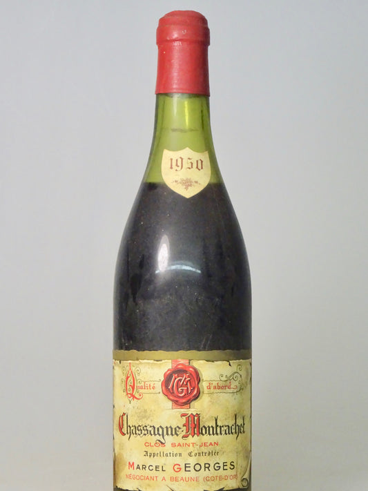 Chassagne Montrachet 1er Cru Clos St Jean, Domaine Georges, 1950 - Just Wines 