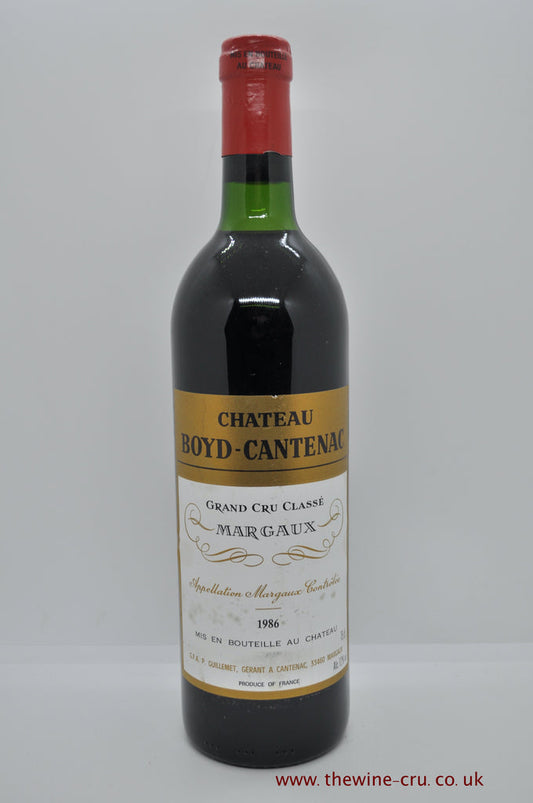 Chateau Boyd Cantenac 1986 - Just Wines 