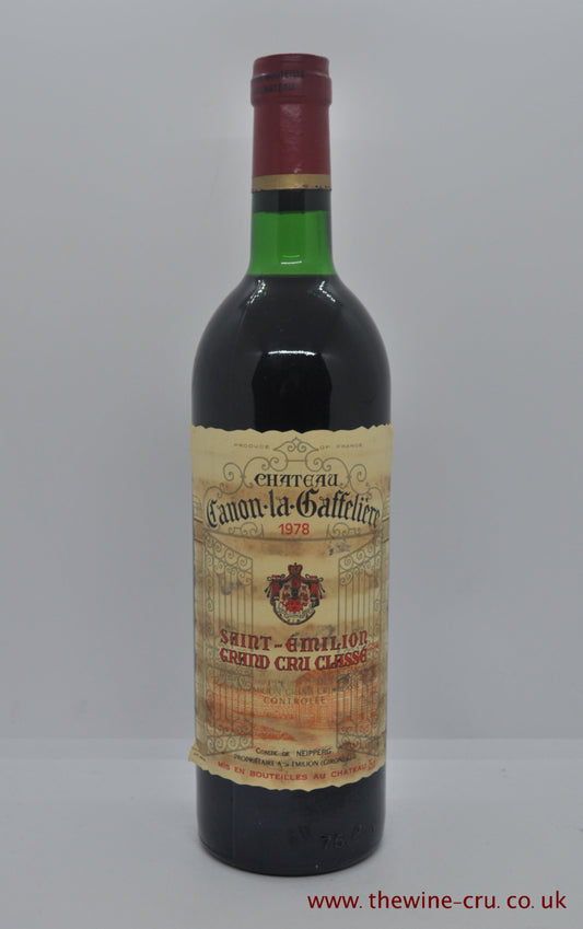 Chateau Canon La Gaffeliere 1978 - Just Wines 