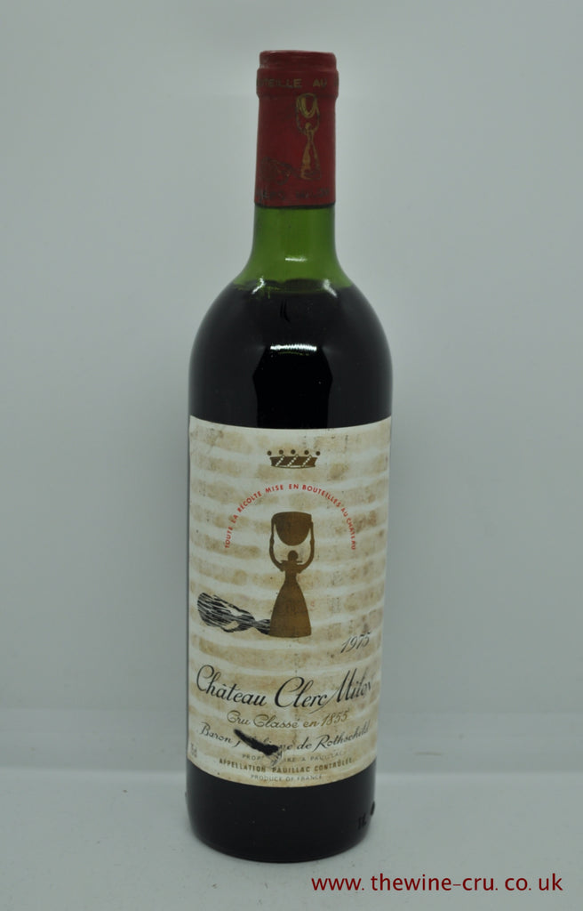 Chateau Clerc Milon Rothschild 1975 - Just Wines 