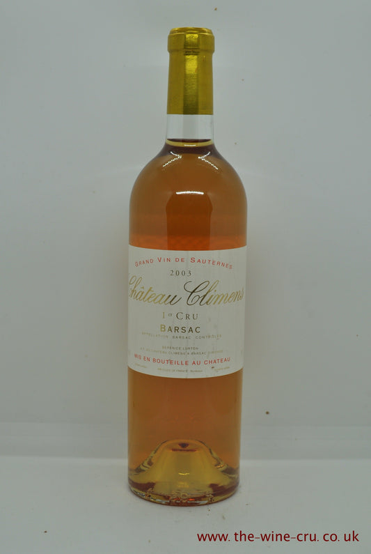 Chateau Climens Vintage 2003 - Just Wines 