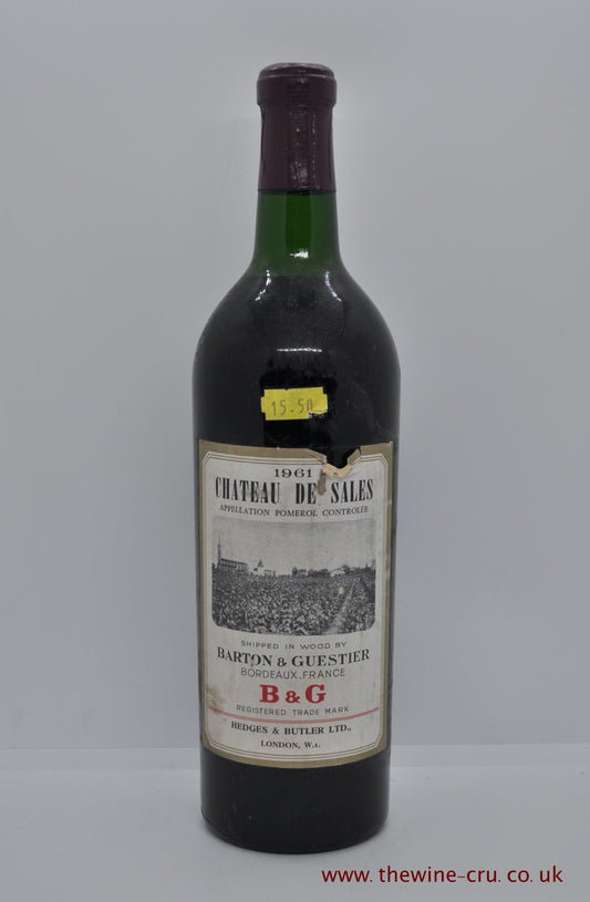 Chateau De Sales 1961 France Bordeaux