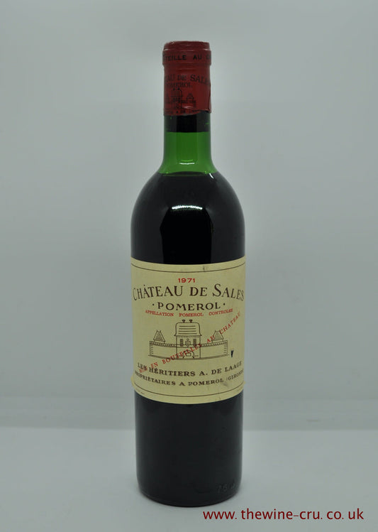 Chateau De Sales 1971 - Just Wines 