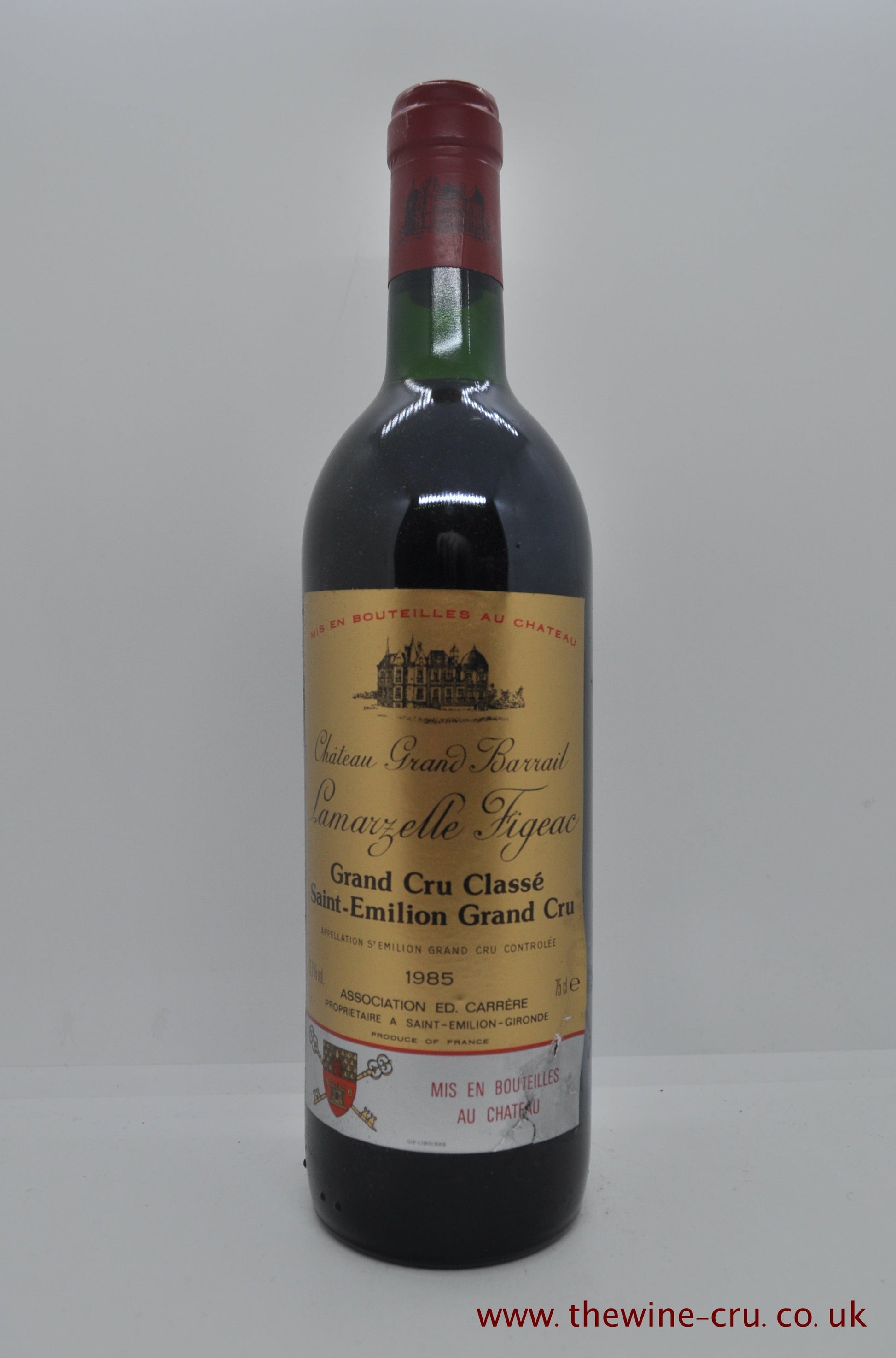 Chateau Grand Barrail Lamarzelle Figeac 1985 - Just Wines 