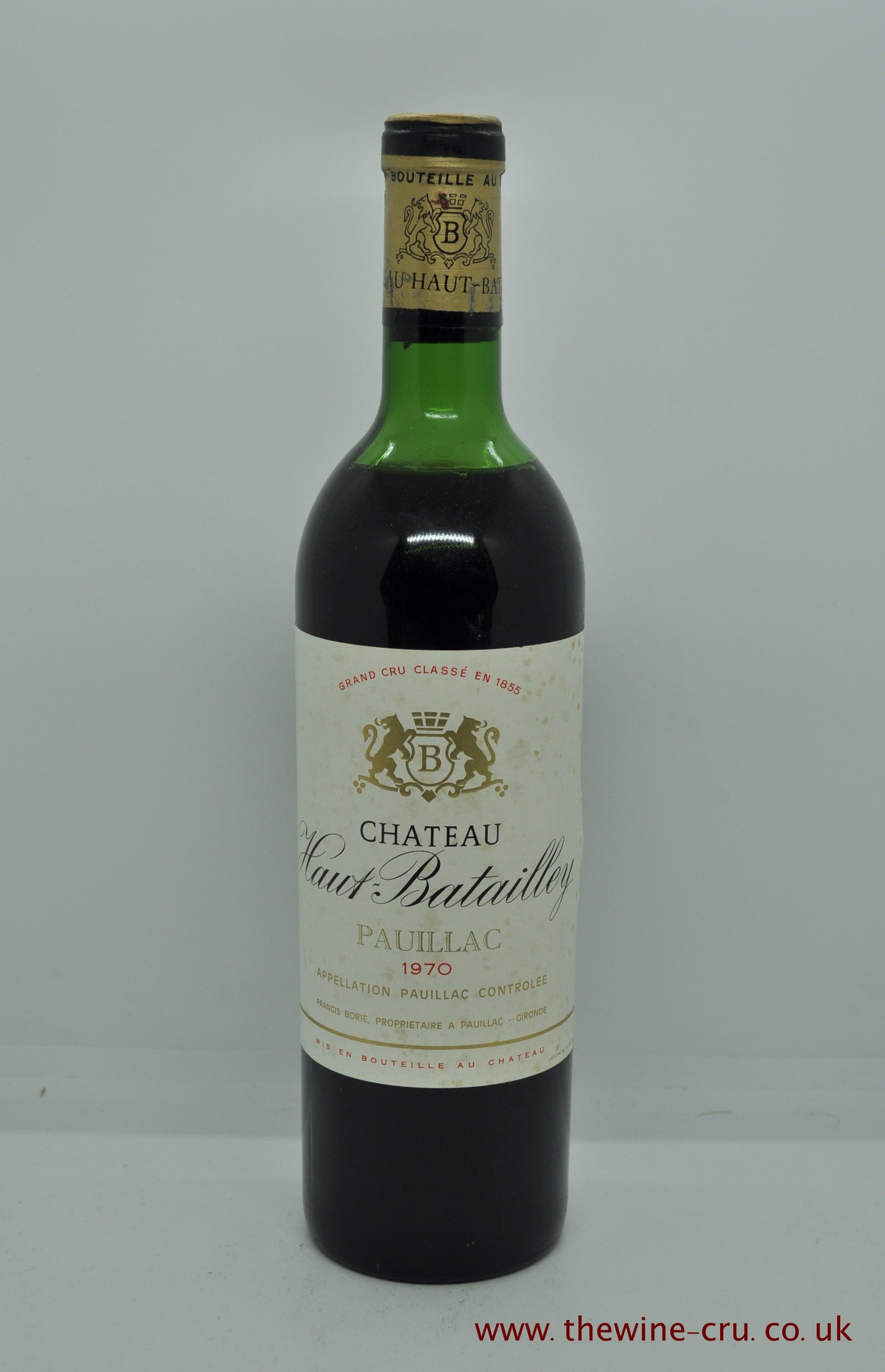 Chateau Haut Battailley 1970 - Just Wines 