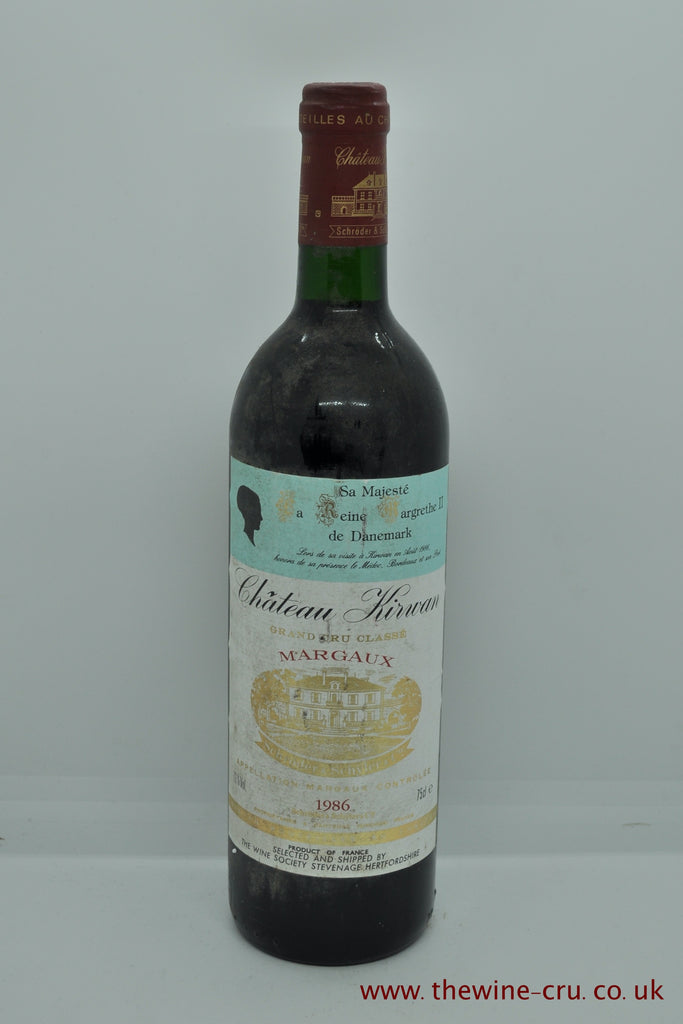 Chateau Kirwan 1986 - Just Wines 