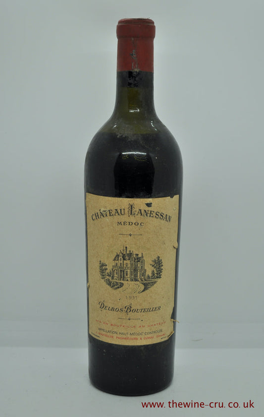 Chateau Lanessan 1931 - Just Wines 