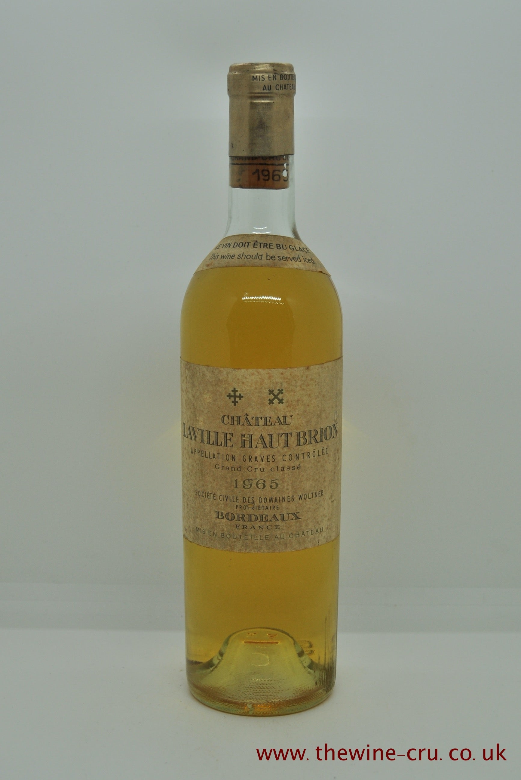 Chateau Laville Haut Brion Blanc Vintage 1965 - Just Wines 