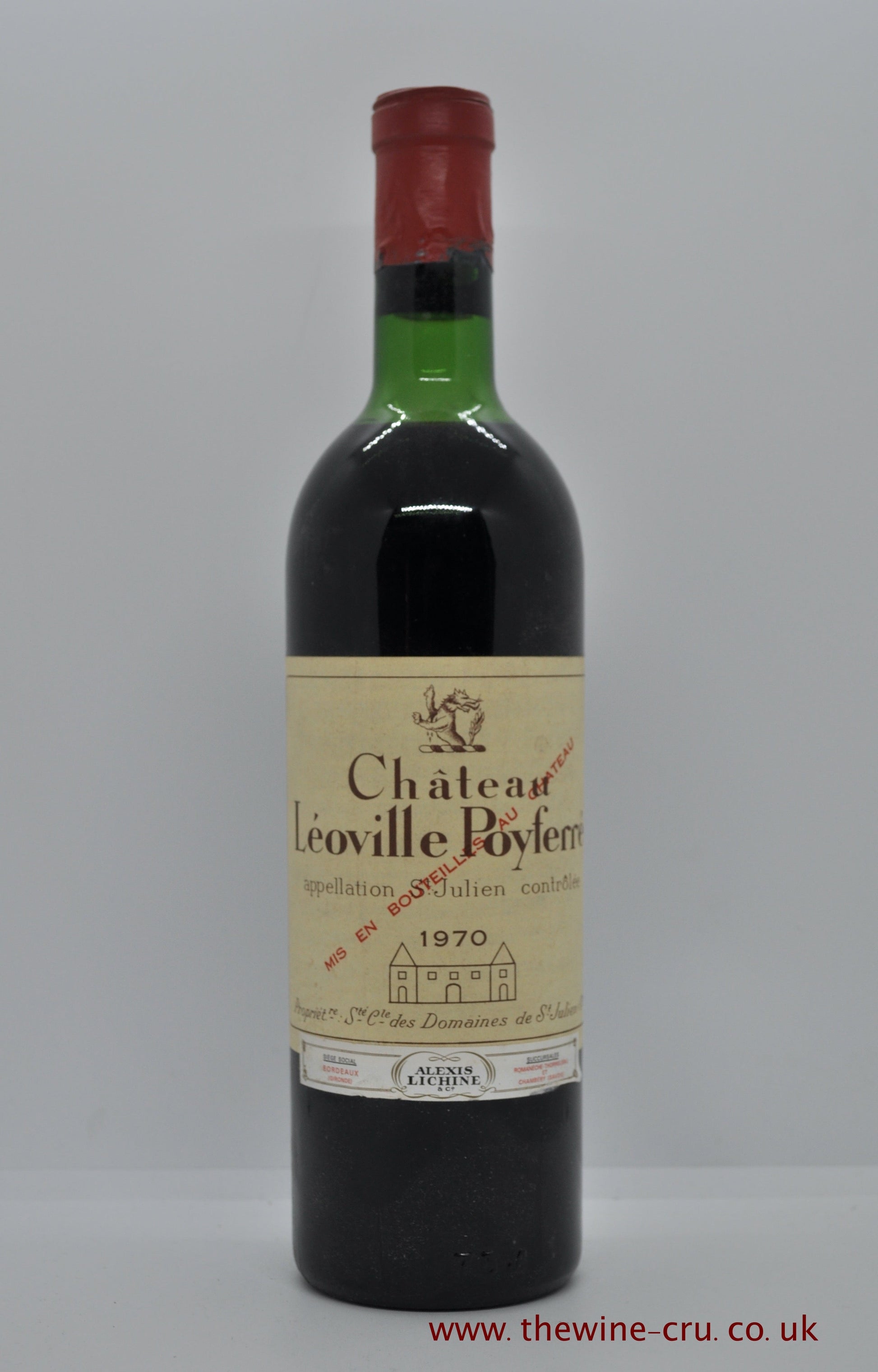 Chateau Leoville Poyferre 1970 France Bordeaux