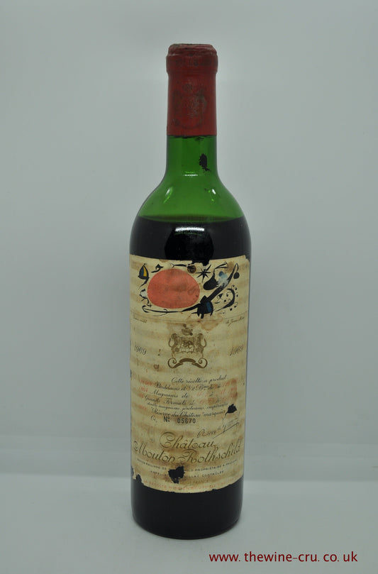 Chateau Mouton Rothschild Vintage 1969 - Just Wines 