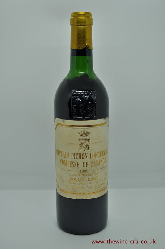 Chateau Pichon Longueville Comtesse De Lalande 1989 - Just Wines 