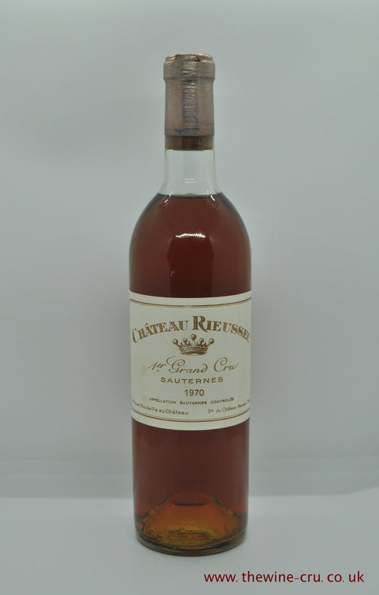 Chateau Rieussec 1970 - Just Wines 