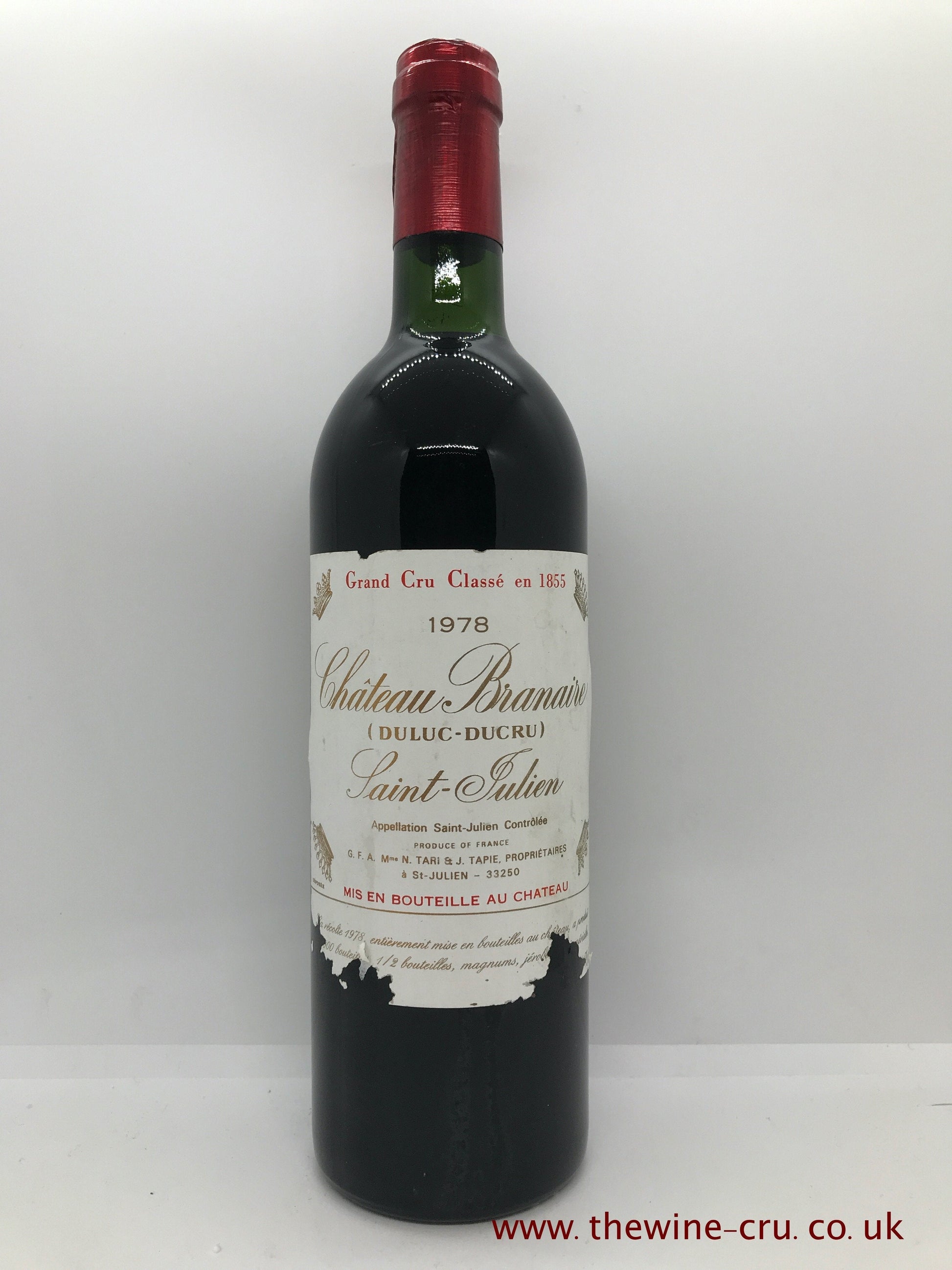 Chateau Branaire 1978 Bordeaux