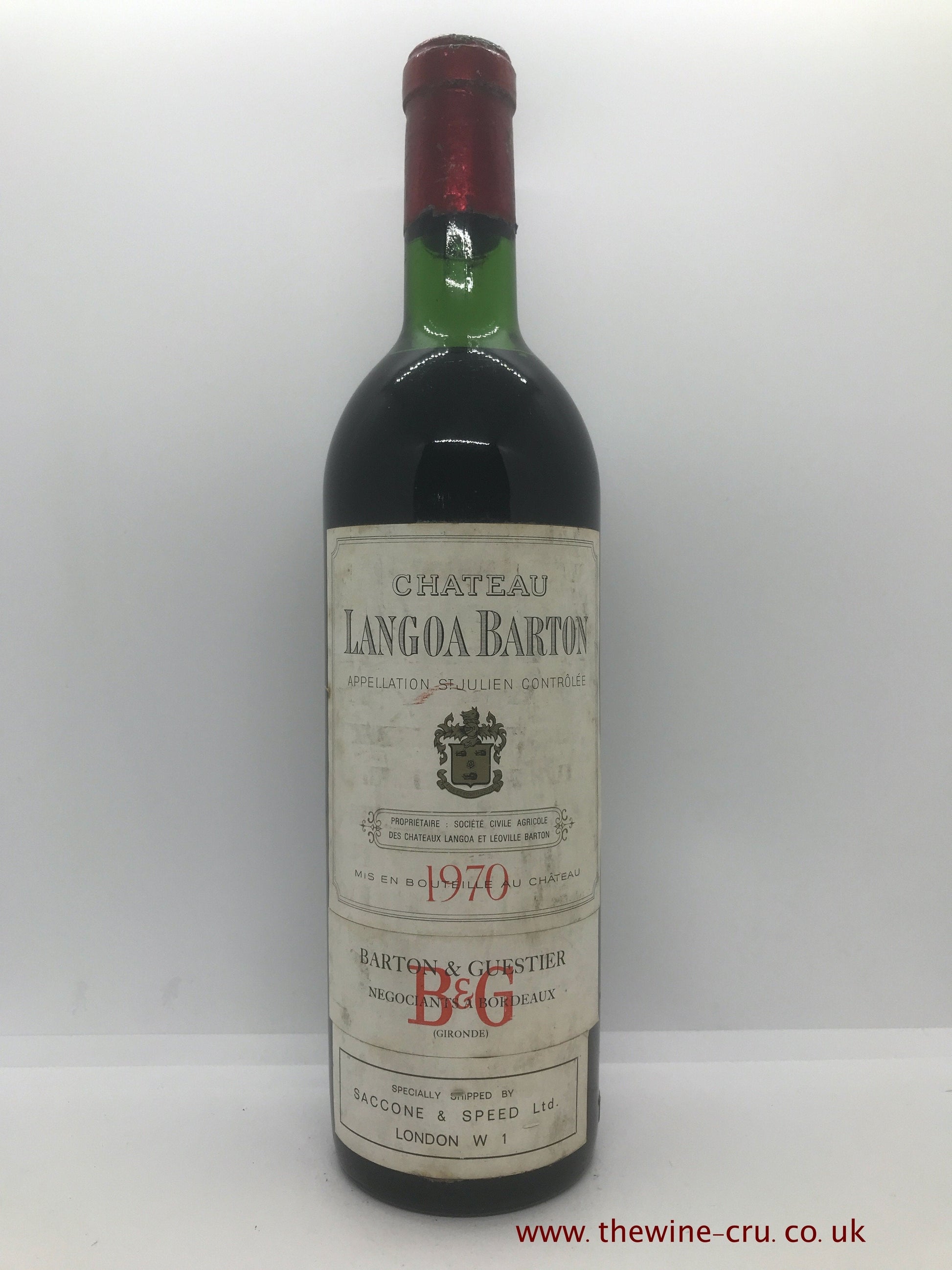 Chateau Langoa Barton 1970 - Just Wines 