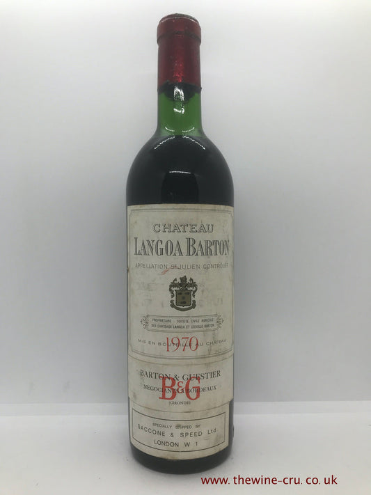 Chateau Langoa Barton 1970 - Just Wines 