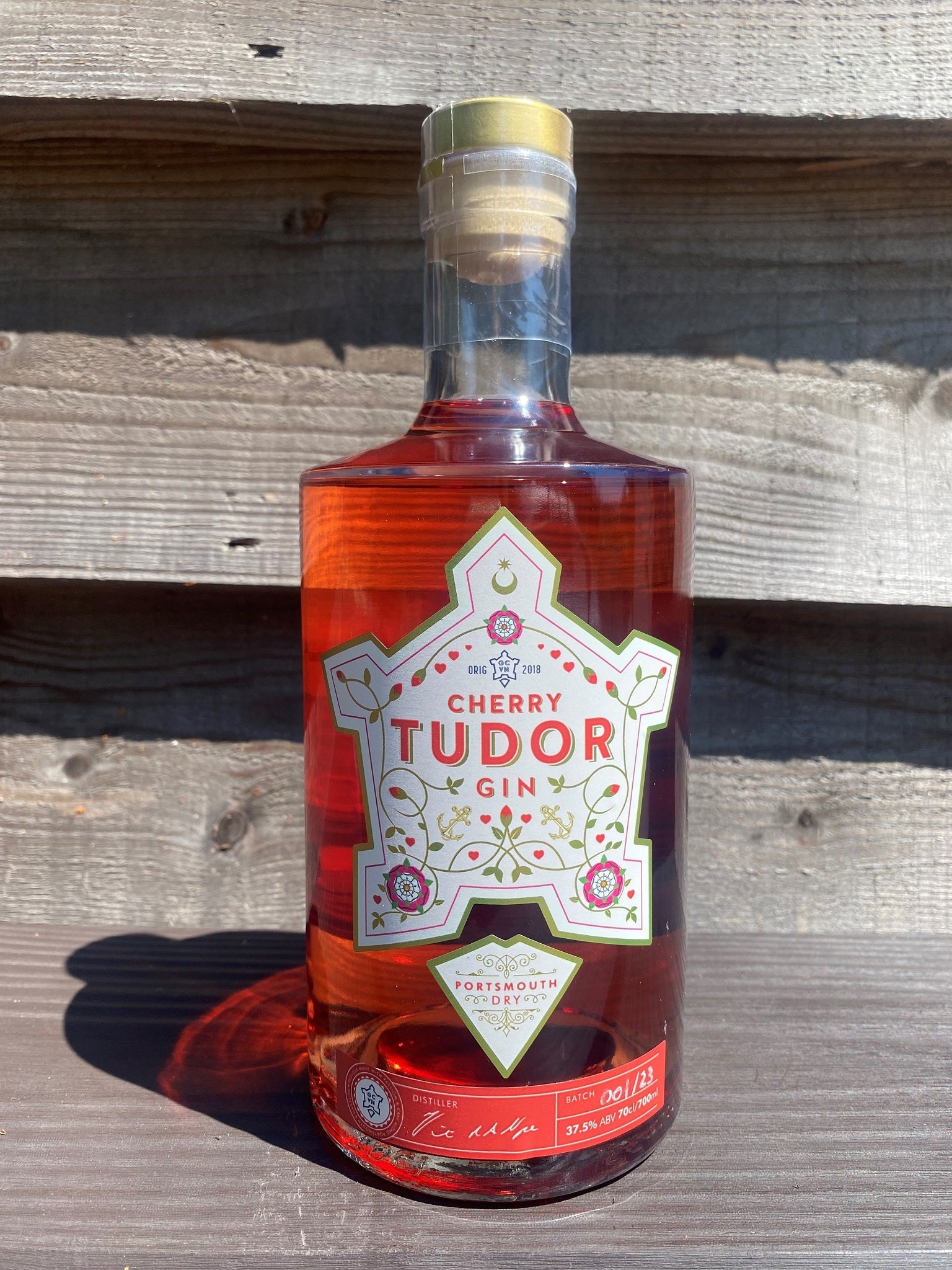 Portsmouth Distillery Cherry Tudor Gin 70cl 37.5% - Just Wines 