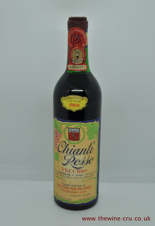 Chianti Rosso Vecchio Gustavo Magni & Figli 1966 - Just Wines 