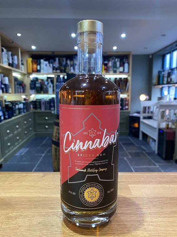 Portsmouth Distillery Cinnabar Spiced Rum 70cl 41% - Just Wines 