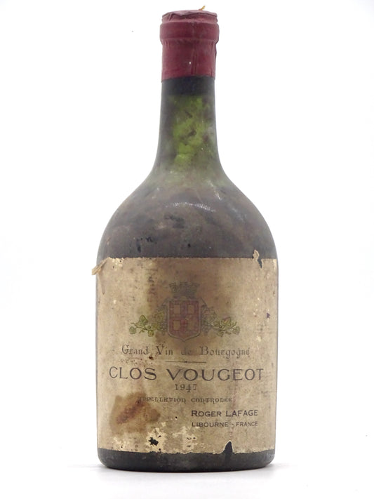 Clos Vougeot, Grand Cru, R. Lafage, 1947 - Just Wines 