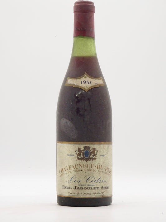 Ch芒teauneuf du Pape Les C猫dres, Paul Jaboulet A卯n茅, 1957 - Just Wines 