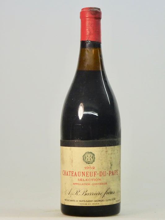 Ch芒teauneuf du Pape, Barri猫re, 1952 - Just Wines 