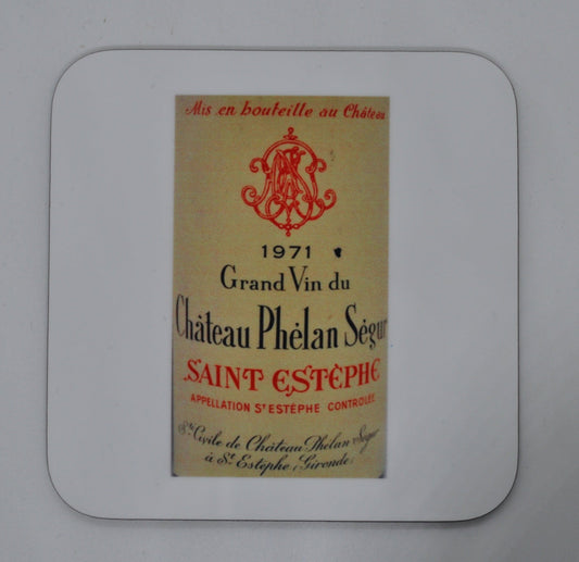 Bespoke Label Image Single Coaster - Just Wines 